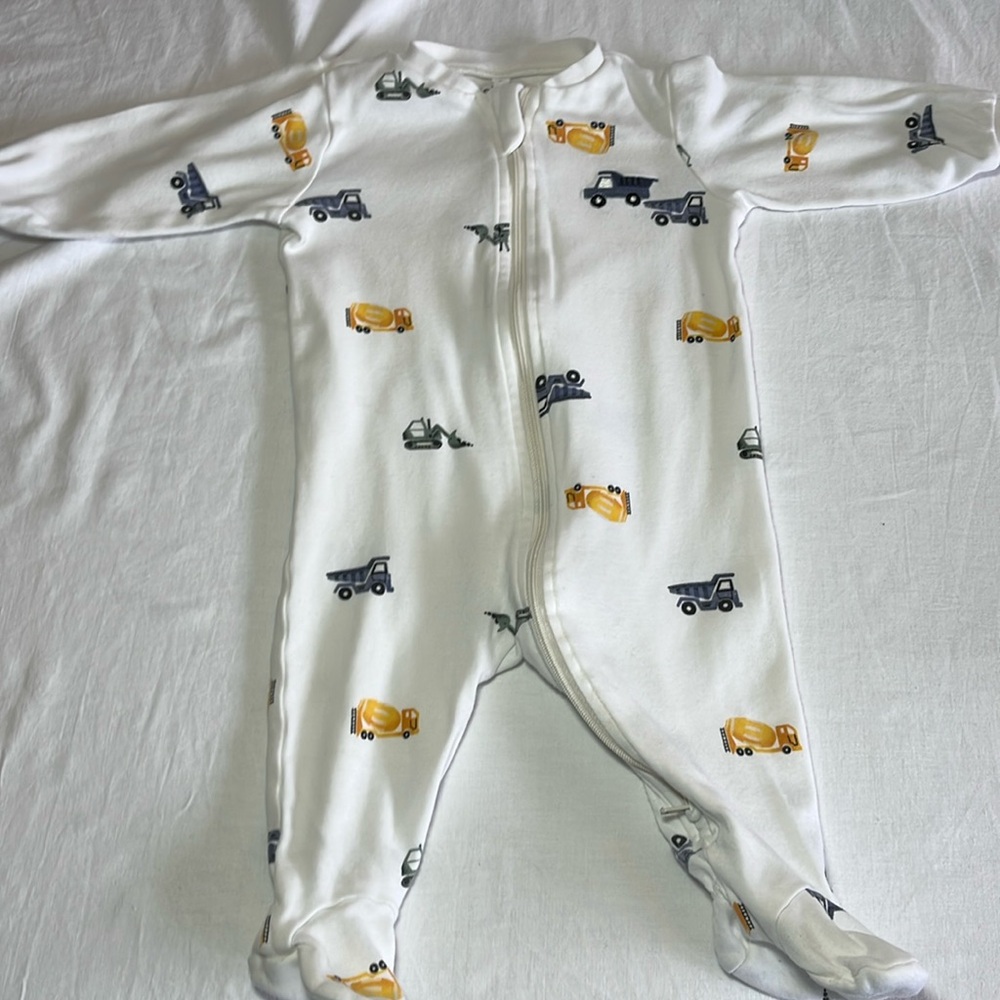 6M dump truck organic cotton Pekkle sleeper